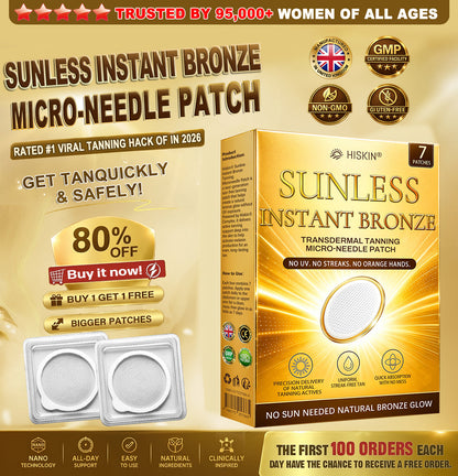 𝑶𝒇𝒇𝒊𝒄𝒊𝒂𝒍 𝑺𝒕𝒐𝒓𝒆 | ☀️☀️☀️ 𝐇𝐢𝐬𝐤𝐢𝐧® 𝐒𝐮𝐧𝐥𝐞𝐬𝐬 𝐈𝐧𝐬𝐭𝐚𝐧𝐭 𝐁𝐫𝐨𝐧𝐳𝐞 𝐓𝐚𝐧𝐧𝐢𝐧𝐠 𝐌𝐢𝐜𝐫𝐨𝐧𝐞𝐞𝐝𝐥𝐞 𝐏𝐚𝐭𝐜𝐡 🇬🇧 (𝐉𝐮𝐬𝐭 𝐨𝐧𝐜𝐞 𝐚 𝐝𝐚𝐲) 𝐕𝐢𝐬𝐢𝐛𝐥𝐞 𝐁𝐫𝐨𝐧𝐳𝐞 𝐆𝐥𝐨𝐰 𝐢𝐧 𝟕 𝐃𝐚𝐲𝐬 ✅ 𝐍𝐨 𝐔𝐕, 𝐍𝐨 𝐎𝐫𝐚𝐧𝐠𝐞, 𝐍𝐨 𝐒𝐭𝐫𝐞𝐚𝐤𝐬, 𝐍𝐨 𝐃𝐇𝐀, 𝐍𝐨 𝐌𝐞𝐬𝐬