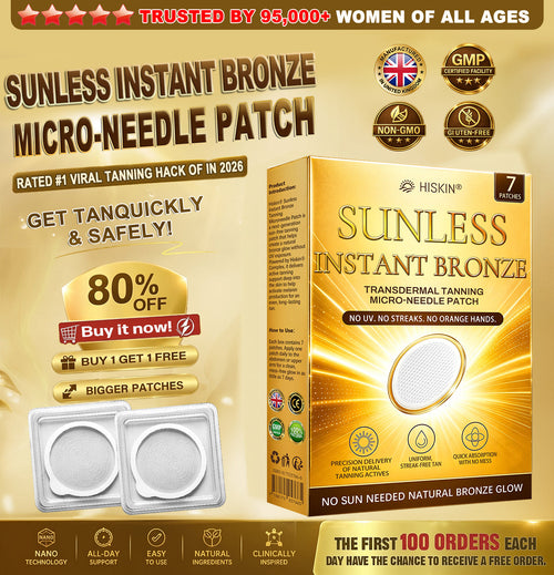 𝑶𝒇𝒇𝒊𝒄𝒊𝒂𝒍 𝑺𝒕𝒐𝒓𝒆 | ☀️☀️☀️ 𝐇𝐢𝐬𝐤𝐢𝐧® 𝐒𝐮𝐧𝐥𝐞𝐬𝐬 𝐈𝐧𝐬𝐭𝐚𝐧𝐭 𝐁𝐫𝐨𝐧𝐳𝐞 𝐓𝐚𝐧𝐧𝐢𝐧𝐠 𝐌𝐢𝐜𝐫𝐨𝐧𝐞𝐞𝐝𝐥𝐞 𝐏𝐚𝐭𝐜𝐡 🇬🇧 (𝐉𝐮𝐬𝐭 𝐨𝐧𝐜𝐞 𝐚 𝐝𝐚𝐲) 𝐕𝐢𝐬𝐢𝐛𝐥𝐞 𝐁𝐫𝐨𝐧𝐳𝐞 𝐆𝐥𝐨𝐰 𝐢𝐧 𝟕 𝐃𝐚𝐲𝐬 ✅ 𝐍𝐨 𝐔𝐕, 𝐍𝐨 𝐎𝐫𝐚𝐧𝐠𝐞, 𝐍𝐨 𝐒𝐭𝐫𝐞𝐚𝐤𝐬, 𝐍𝐨 𝐃𝐇𝐀, 𝐍𝐨 𝐌𝐞𝐬𝐬